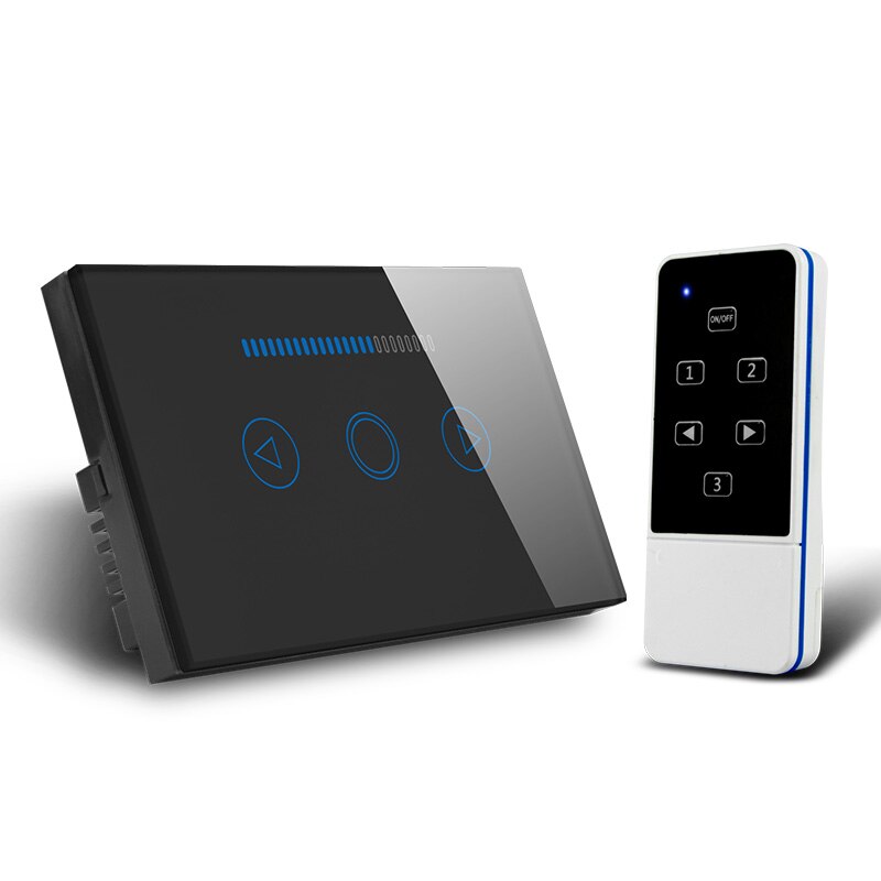 Aseer, au/Us Standard Broadlink Draadloze Smart Home Afstandsbediening Dimmer Wifi Muur Light Touch Screen Switch 500W, 110V-240V