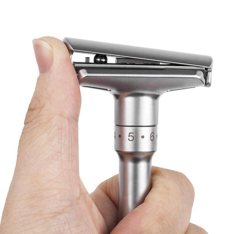 Men's Razor 5-Layer Razor Box Shaving Razor Blade Straight Razor Blade Shaving Beard Box Men's Face Replaceable Head