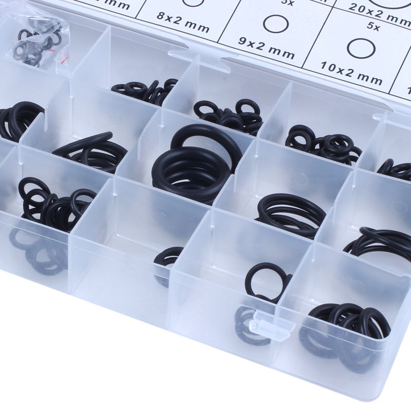 Rubber O Rings 225Pc Tap Seal Plumbing Washer Set Metric Assorted