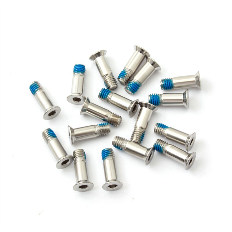 MUQZI-poleas de acero inoxidable para bicicleta de montaña, tornillo Jockey M5, Perno de rueda de guía, desviador trasero, piezas de ciclismo, 2 uds.