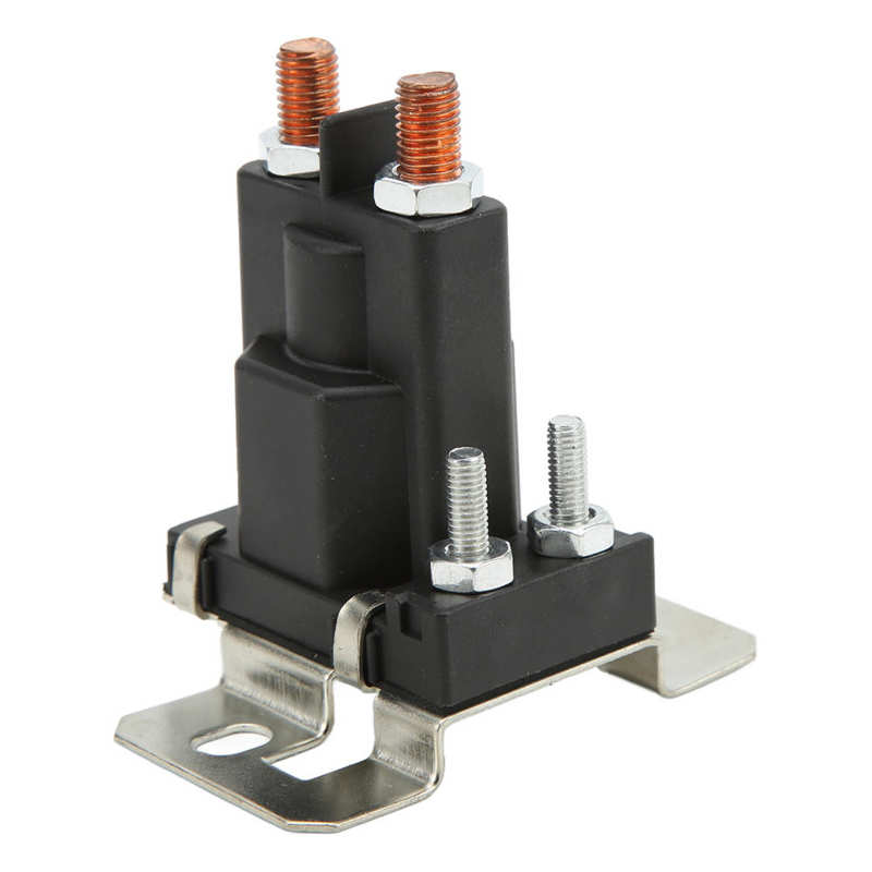 Car Starter Relay Waterproof 500A Car Start Contactor 12V for Automobiles