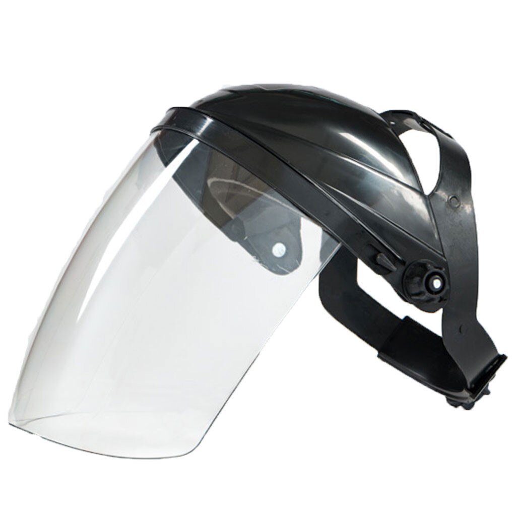 @ 40 Anti-Uv Gezicht Shield / Clear Visor Full Masker/Oogbescherming Slijpen Lassen Elektrische Lasbril Case Cover hoed: Clear