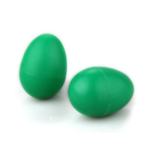 2 Stuks Van (2 Plastic Groene Ei Maraca Rammelaars Shaker Percussie Kid Musical Speelgoed)