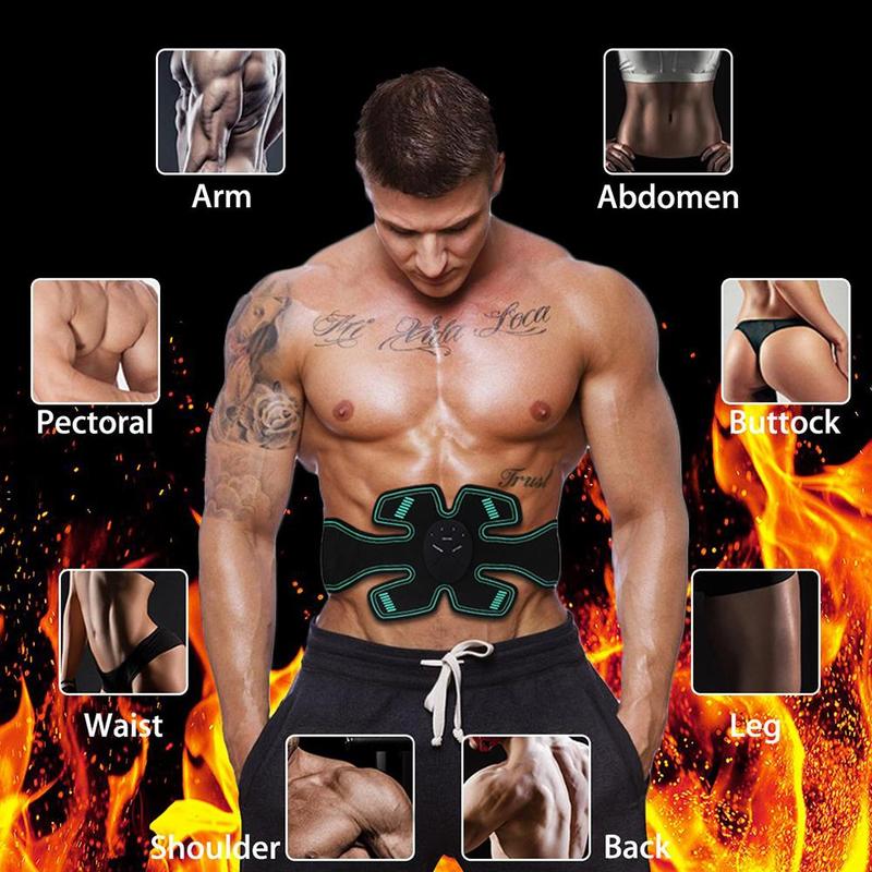 Electric Fitness Abdominal Muscle Belt Lazy Fitness Equipment House Fitness Training Device