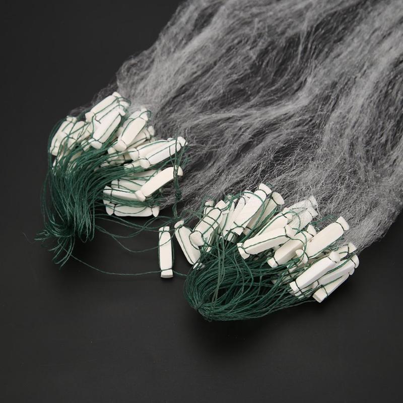 20x0.7m size Fishing Catch Net Monofilament Network Hand Cast Net Sticky Mesh Float Fishnet Gillnet Trap