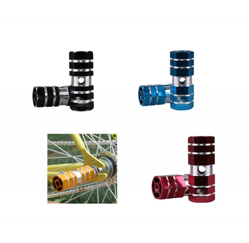 1 Pair Bike Pedal Foot Pegs Bicycle Pedals Axle Sexangle Axle Cycling Socle Pedal
