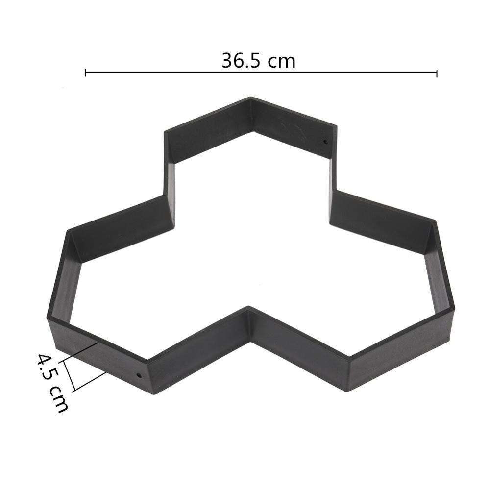 Stor have diy plast sti maker skimmel vej brolægning cement sten skimmel mursten: 1