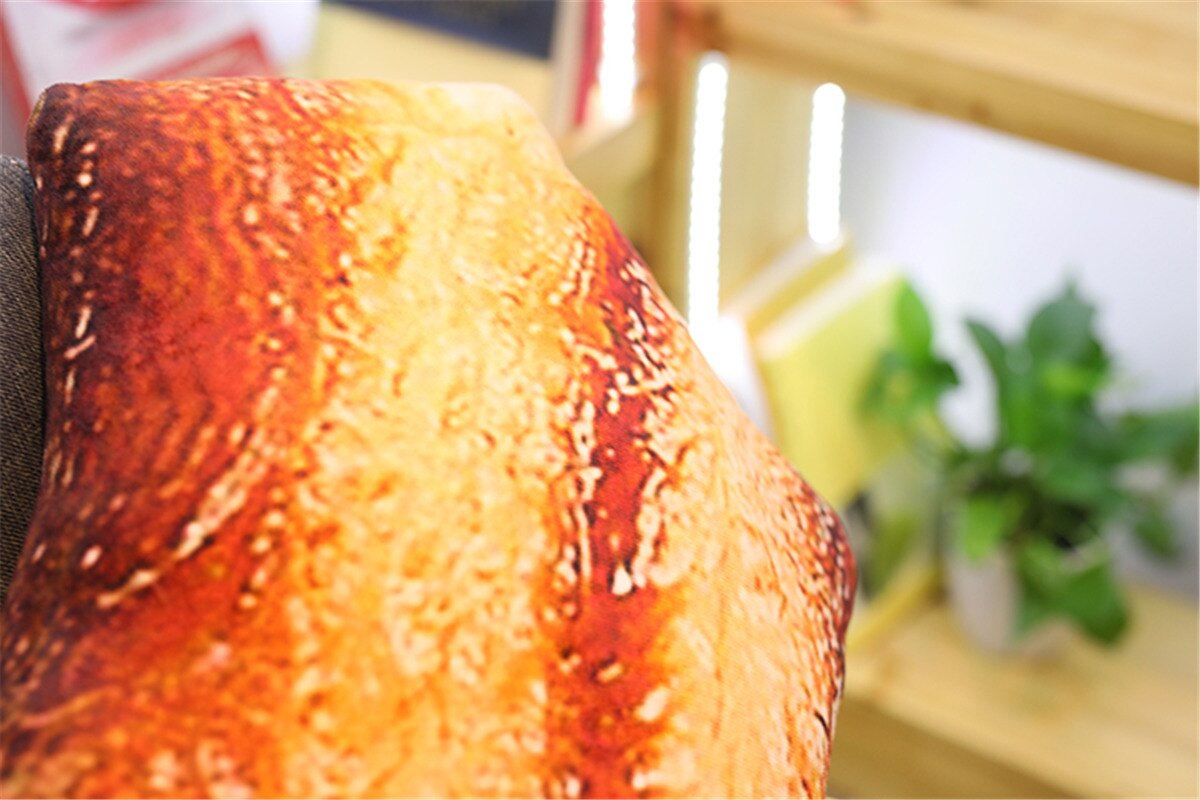 15-115cm simulering af stribet svinekødsbrødet svinekød i brun sauce attraktive farvepude fødselsdag elskere