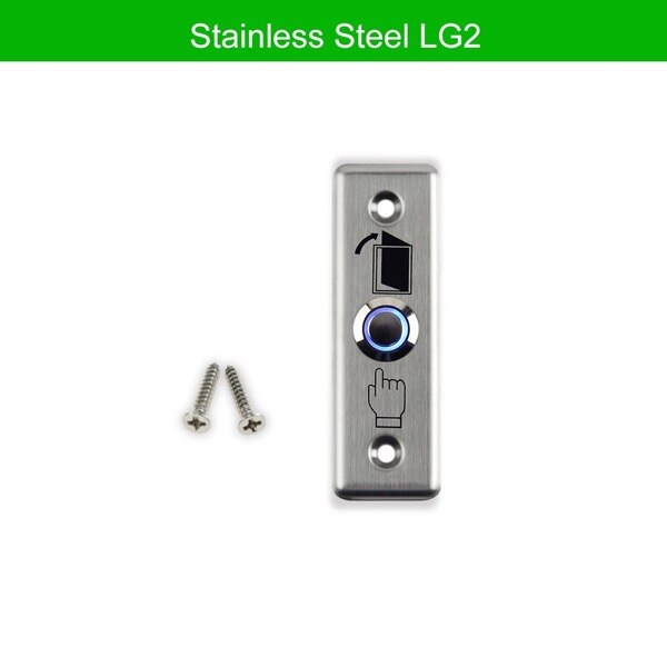 Touch Roestvrij Stalen Deur Exit Drukknop Touch Panel Van Toegangscontrole Systeem Met No/Com: LG2