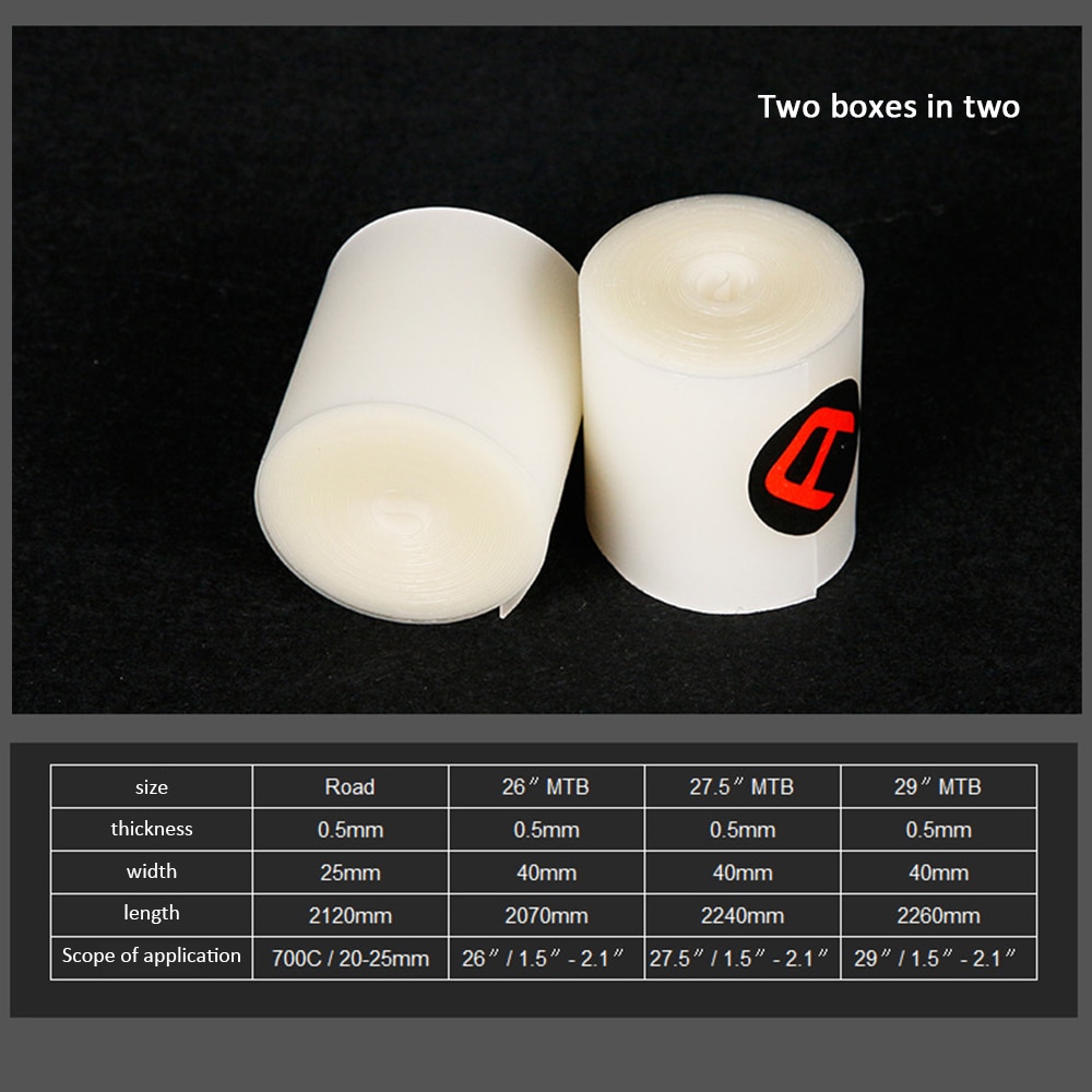 2pcs Bicycle Stab-Resistant Tire Pad MTB Tire Liner Stab Pad Anti-rolling Tires Mat 4 Sizes Tire