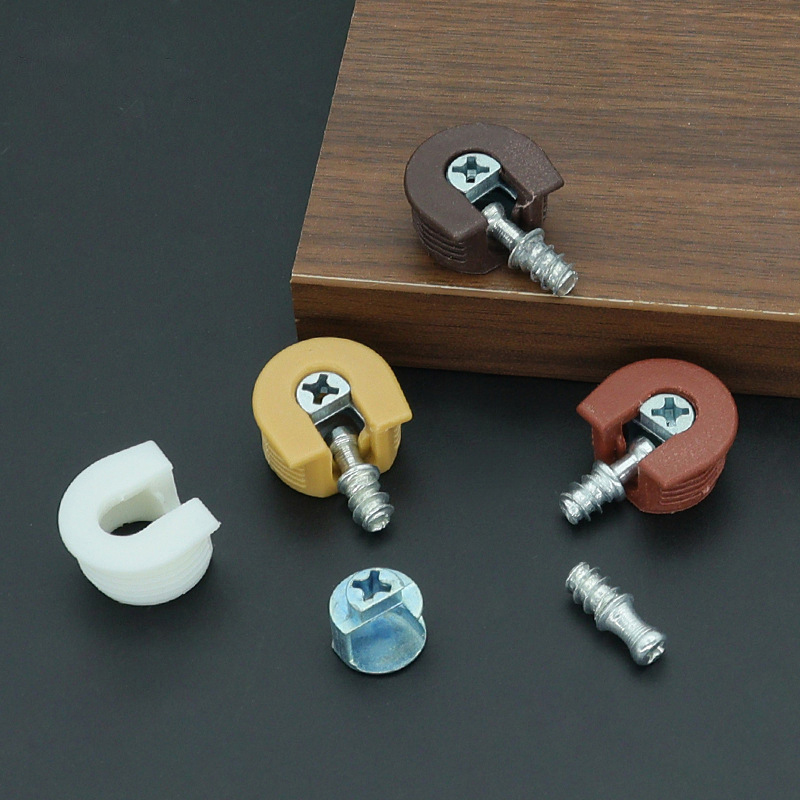 10 set möbelskåpskoppling rafix 3 in 1 konsol stiftpinnar plast zinklegering skarv hyllstöd beslag