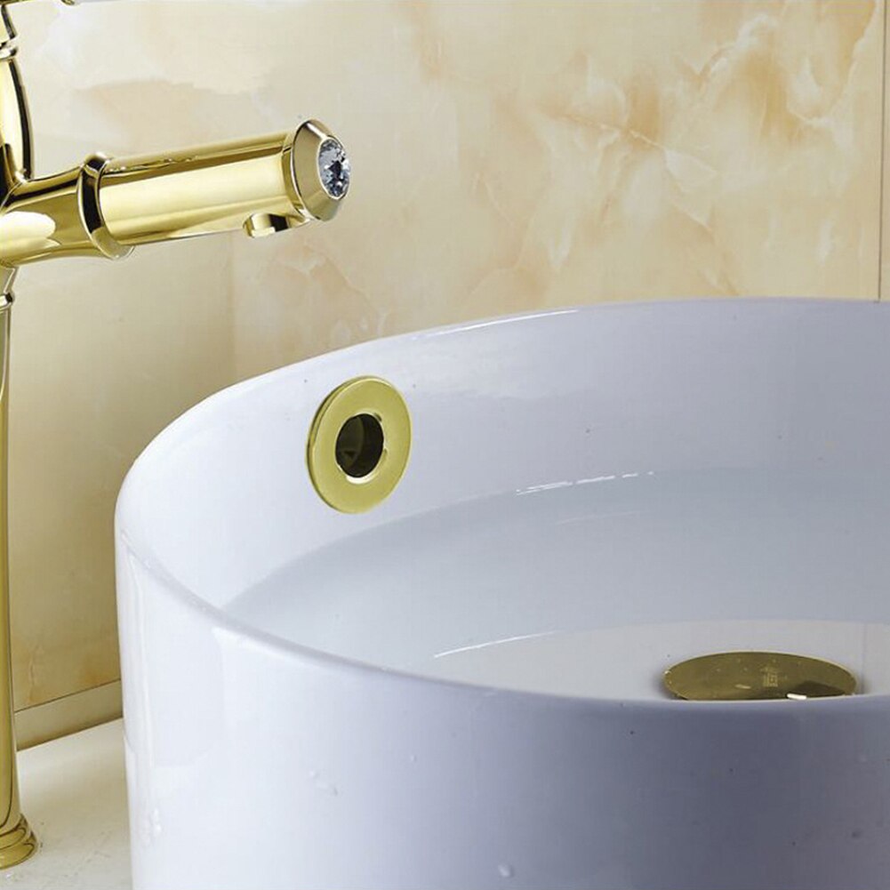 Keramik Töpfe Küche Waschbecken Überlauf Abdeckung Ring Schlecht Becken Glatte Ersatz Teile Hotel Wasserhahn Kappe Sechs Fuß Runde