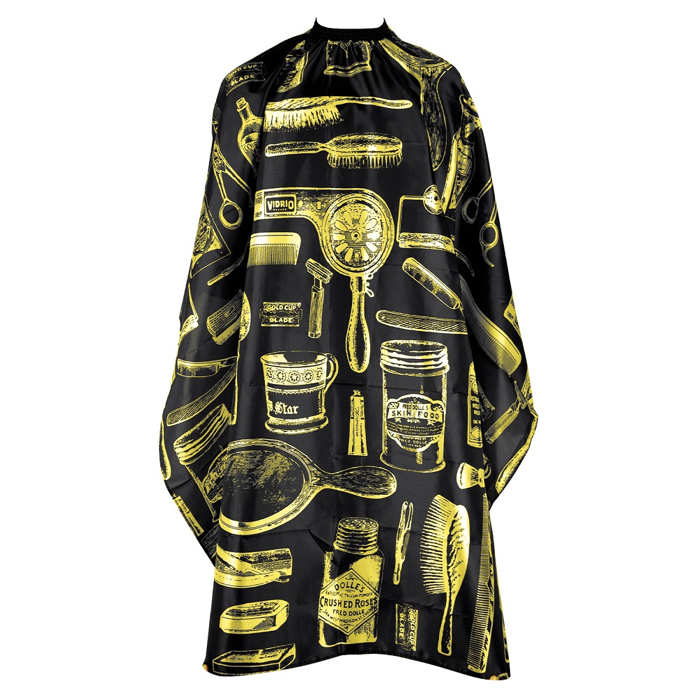 Hair Salon Capes With Adjustable Neckline Waterproof Hairdressing Styling Hair Cutting Nylon Cape For Barber Hairdressers: Beige