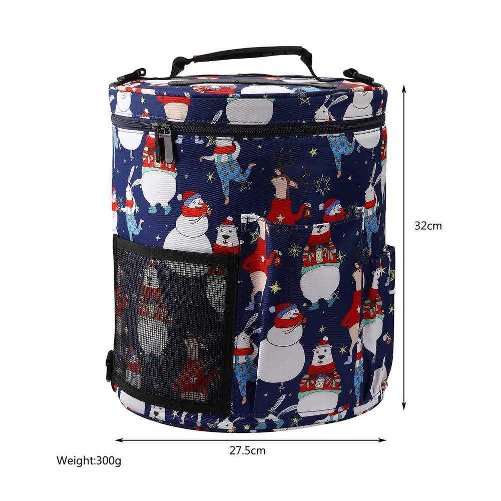 Knitting Bag Yarn Tote Storage Bag For Wool Crochet Hooks Knitting Needles DIY Household Organizer Sewing Tools Accessories