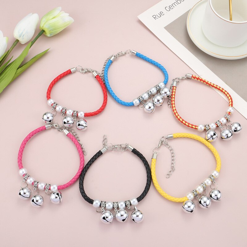Collare per animali domestici giocosa e carina campana colorata gatto campana collare accessori per gatti simpatico costume da compagnia collana con ciondolo gatto