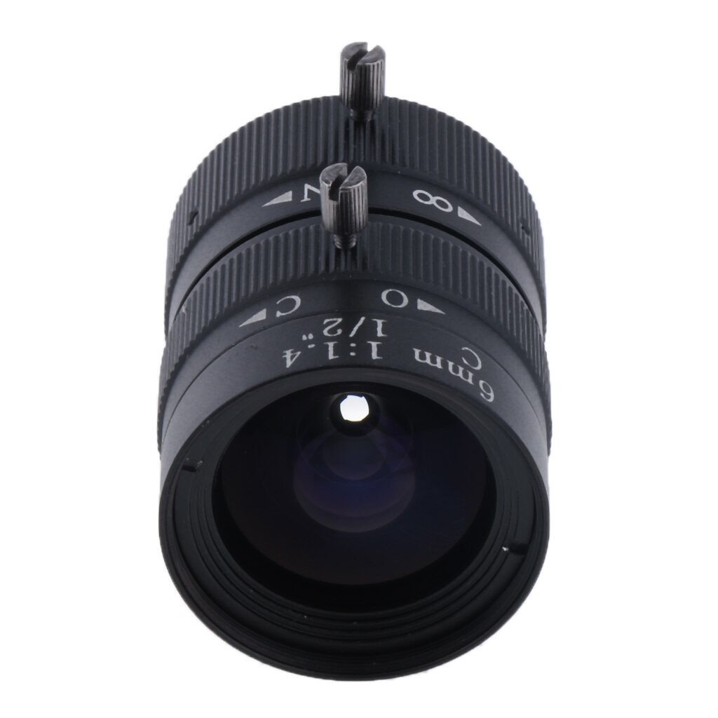 6Mm F1.4 1/2 &#39;&#39;Cs Montage Varifocale Handmatige Iris Lens Voor Cctv Ccd Industriële Camera