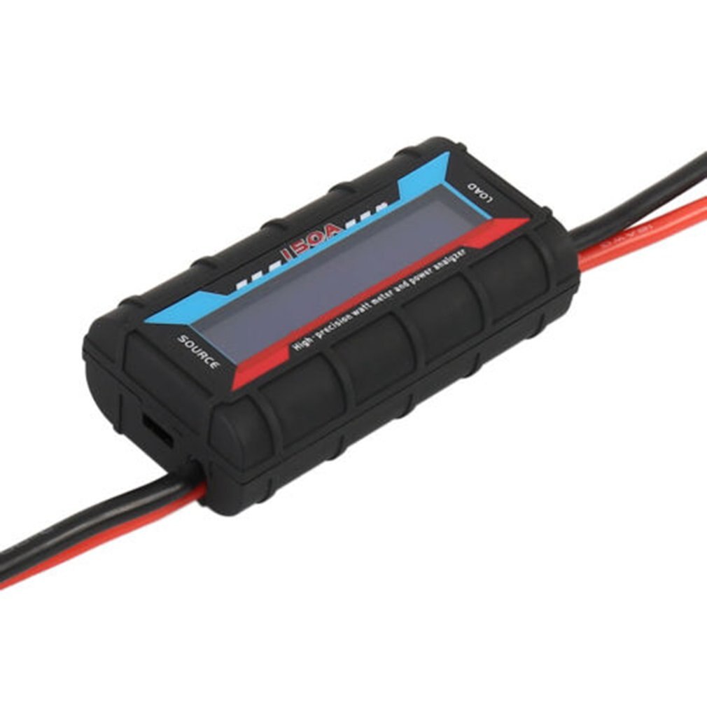 150a volt watt måler digital campingvogn 4 x 4 camping solenergi 12v amperemeter voltmeter høy presisjon flymodell strømmåler