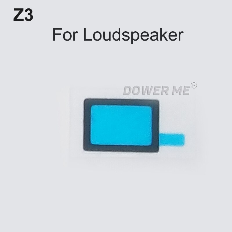 Aocarmo 9 unids/set oreja altavoz auriculares agujero Jack adhesivo LCD volver etiqueta conjunto completo para Sony Xperia Z3 D6603/33/53/83: Loudspeaker Sticker