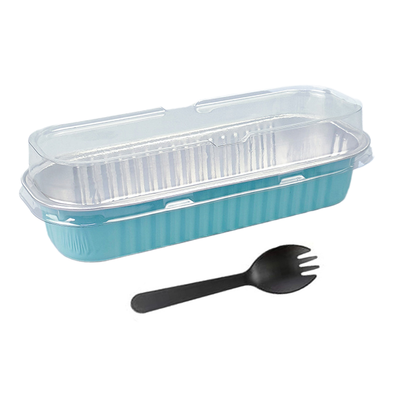 50 teile/satz Aluminium folie Kuchen form mit Deckel & Gabel Mini Backformen hitze beständige Brot Muffin Kuchen behälter Küchengeräte: Black