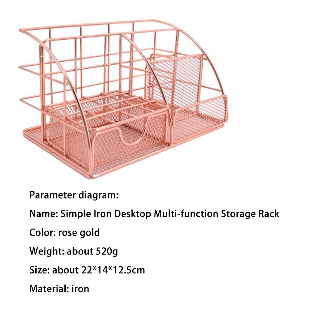 Desktop Storage Rack Multi-functional Document Letter Stationery Holder Desk Organizers Office Supplies Suport