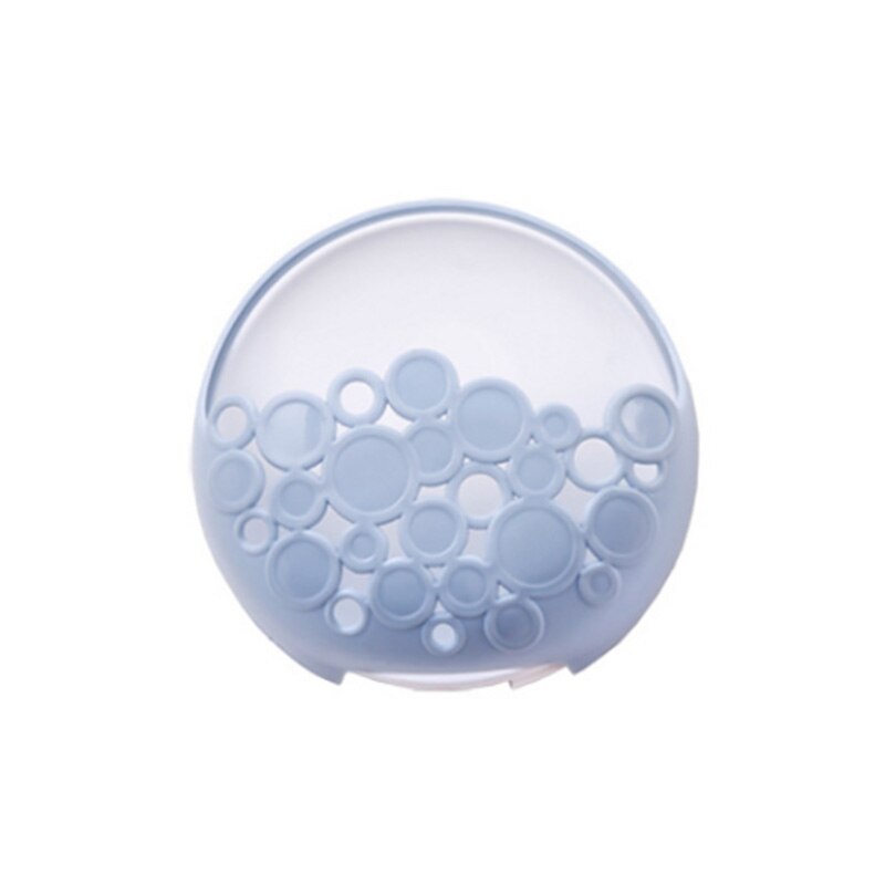 Porte-savon ventouse murale, sans clous, pour salle de bain, cuisine, maison, ventouse de vidange, boîte creuse, fournitures pour la maison: Bleu