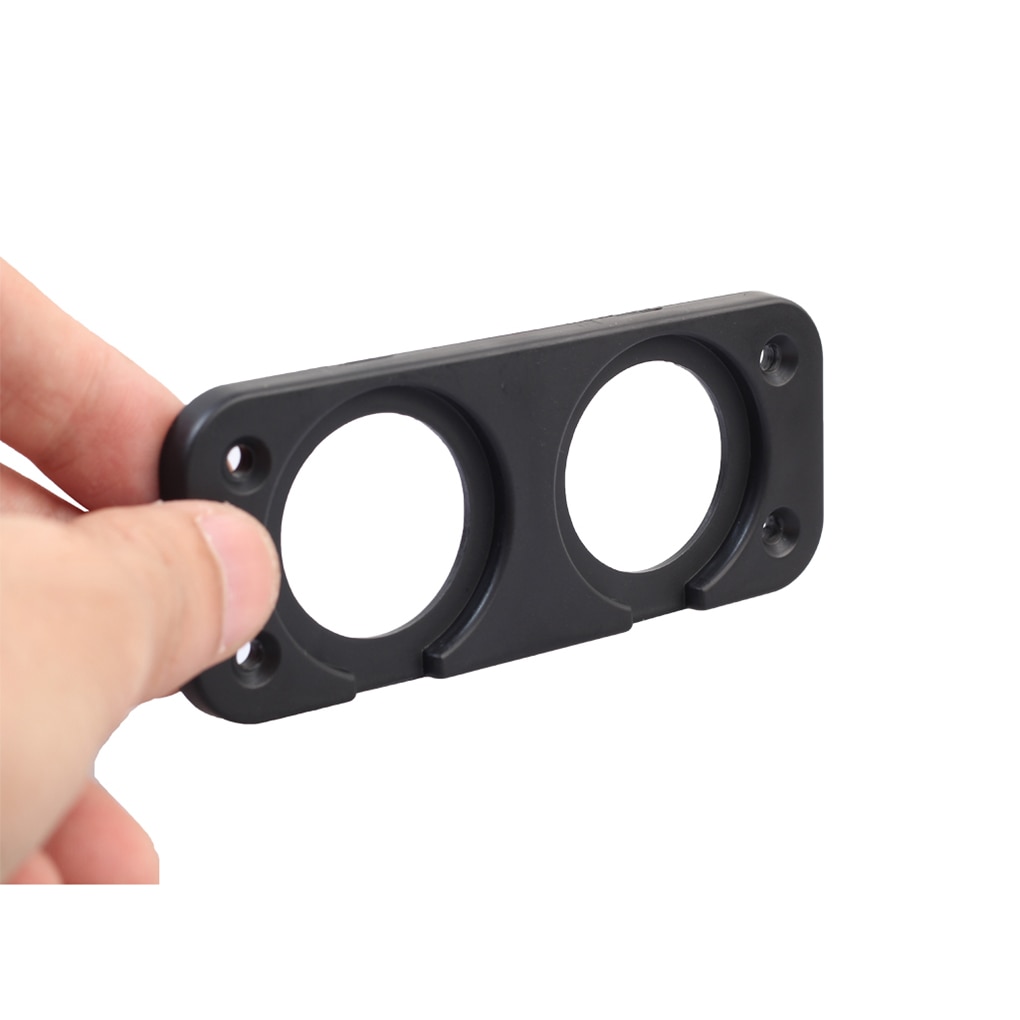 Abs Panel Auto Auto Motorfiets Voertuig Sigarettenaansteker Stopcontact Plug Cap Deksel Twee Mond