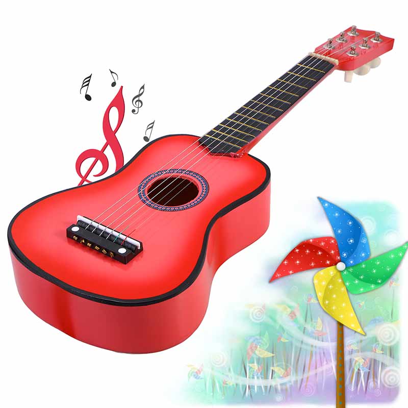 Mini 21 inch Wooden Acoustic Guitar Classical Guitar Musical Instrumental Starter Beginner Music Lovers Kids Musical Instruments