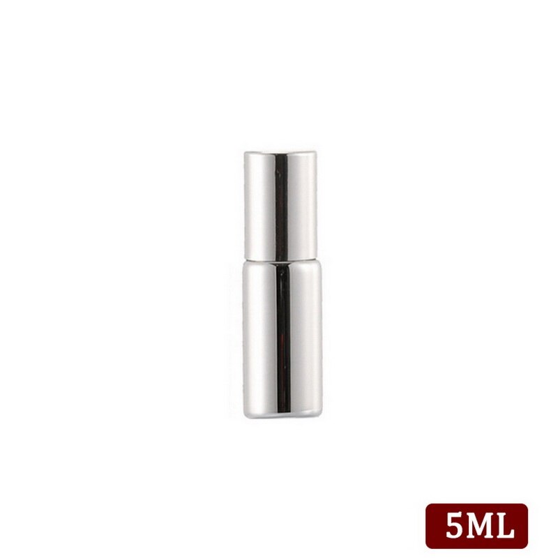 1pc bouteilles d'huile essentielle vaporisateur/rouleau sur acier inoxydable rouleau boule masseur crème pour les yeux parfum rechargeable bouteille vide 5ml 10ml: G332026