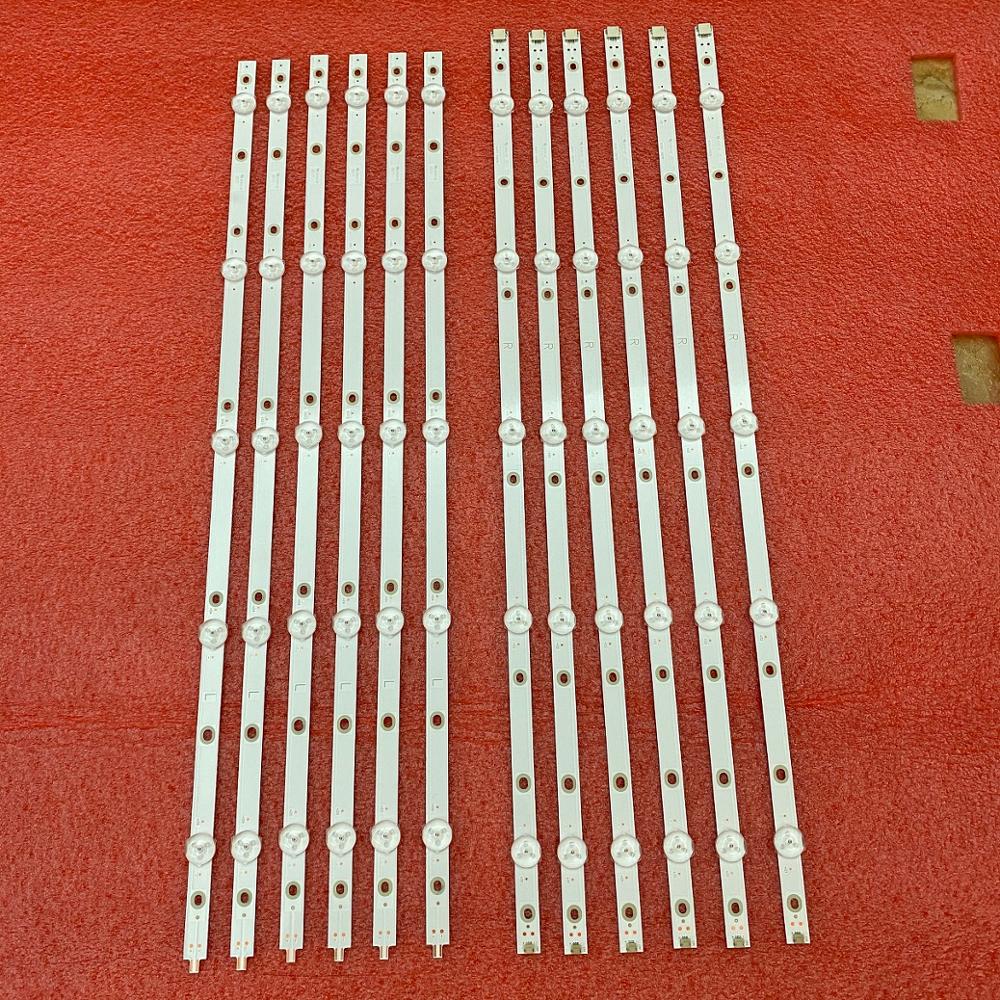 12 stk/sett led bakgrunnsbelysningslist for 55 pus 6503/12 55 pus 6412 55 pus 7503 55 pus 6162 55 pus 6262 55 pus 6753 55 pus 7303 55 pus 6703 tpt 550 u 1