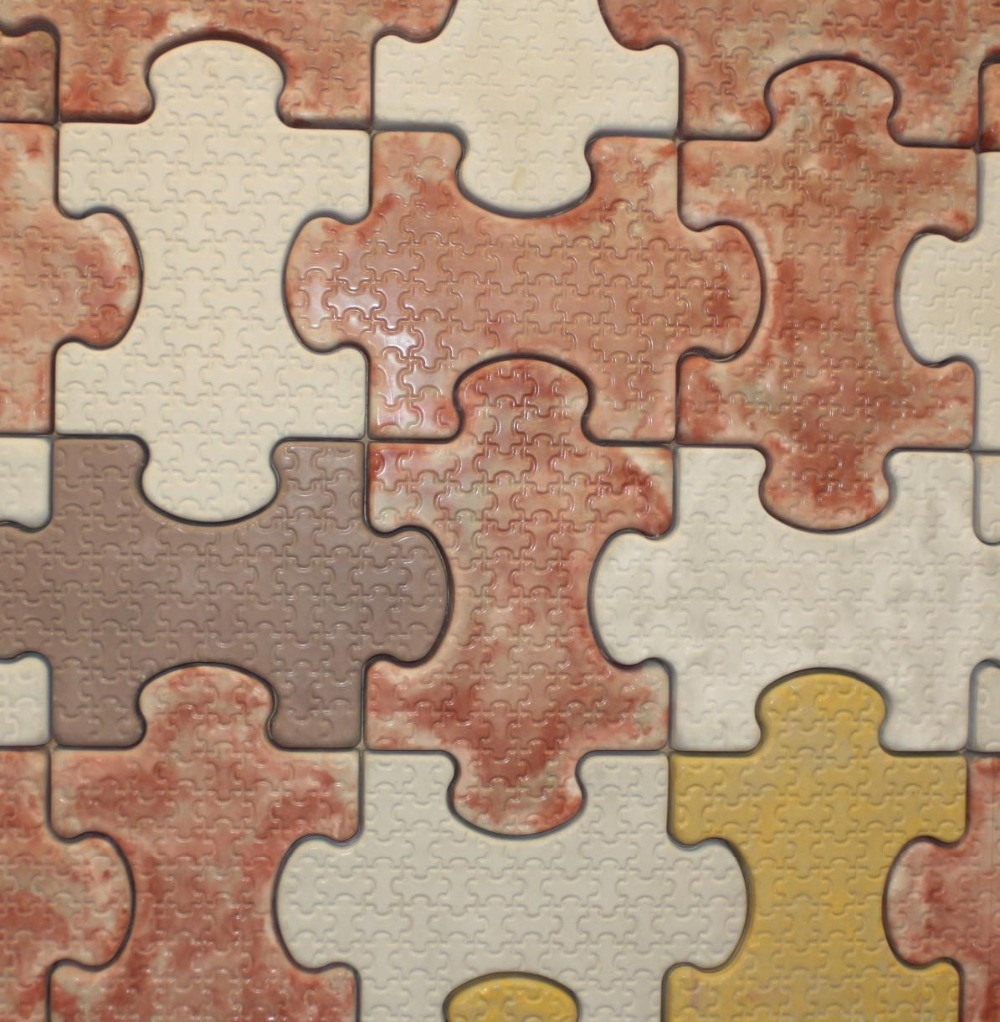 Plastic Molds for Concrete Paving Slabs Wall Stone Cement Tiles "Puzzle" Paving Slabs Plastic molds BEST PRICE