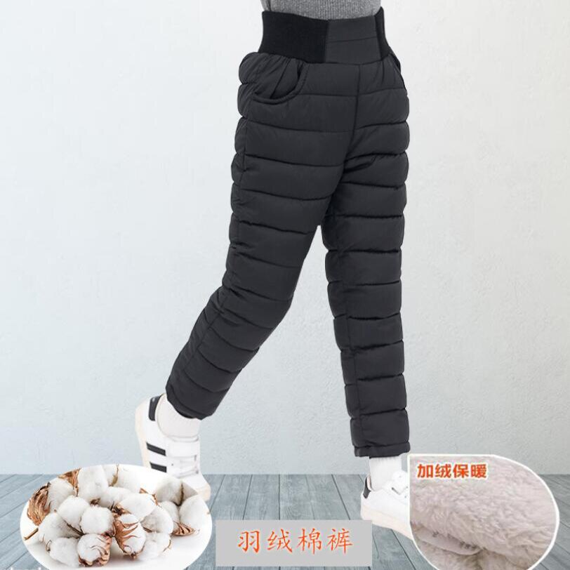 Pantalons d'hiver chauds pour bébé, 2-11T, en duvet de coton rembourré, long style, pour garçons et filles, tenue décontractée pour petit enfant