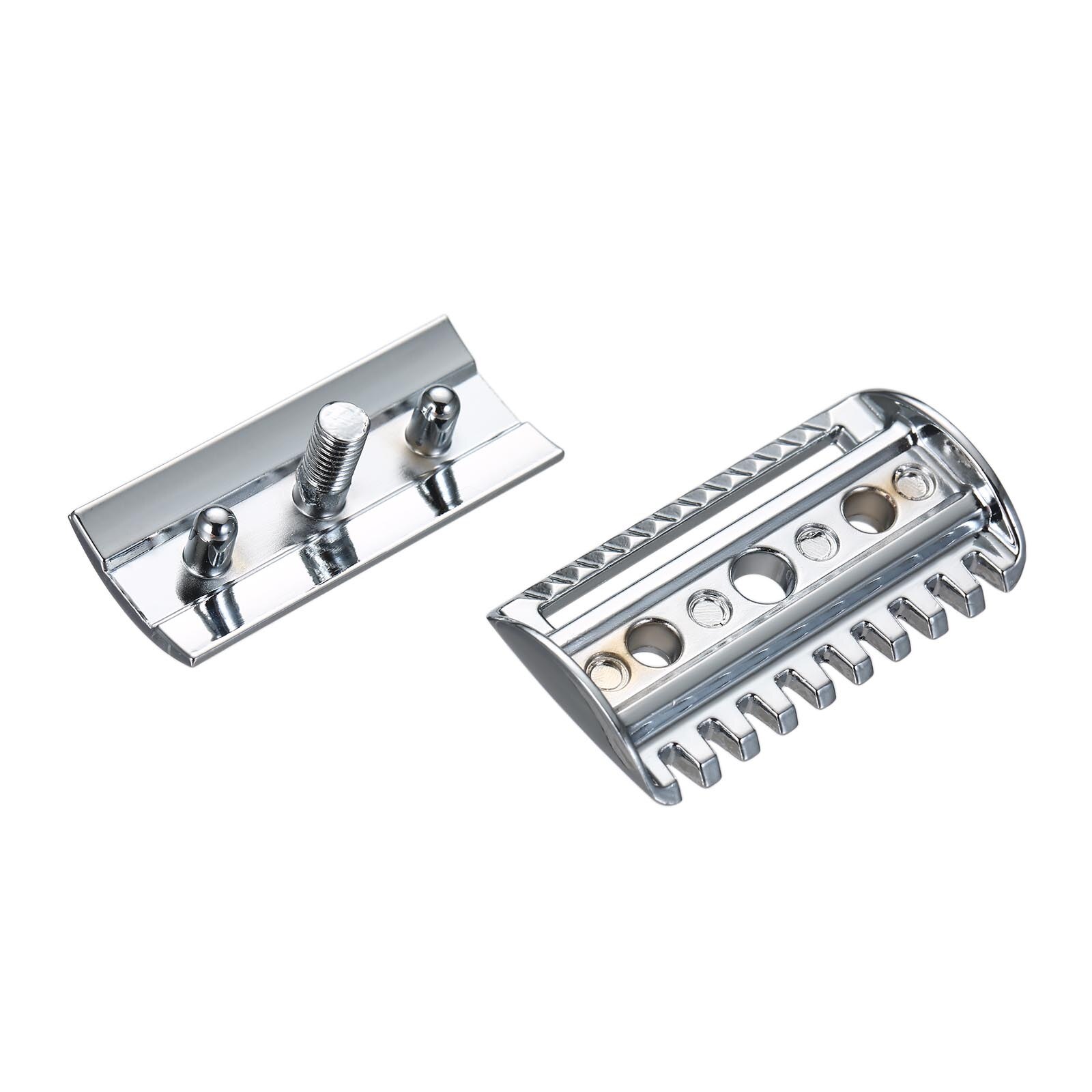 1Pcs Traditionele Vervanging Safety Razor Head Dubbele Rand Scheermes Hoofd Scheren Open Kam Hoofd Kapper Scheren Gereedschap