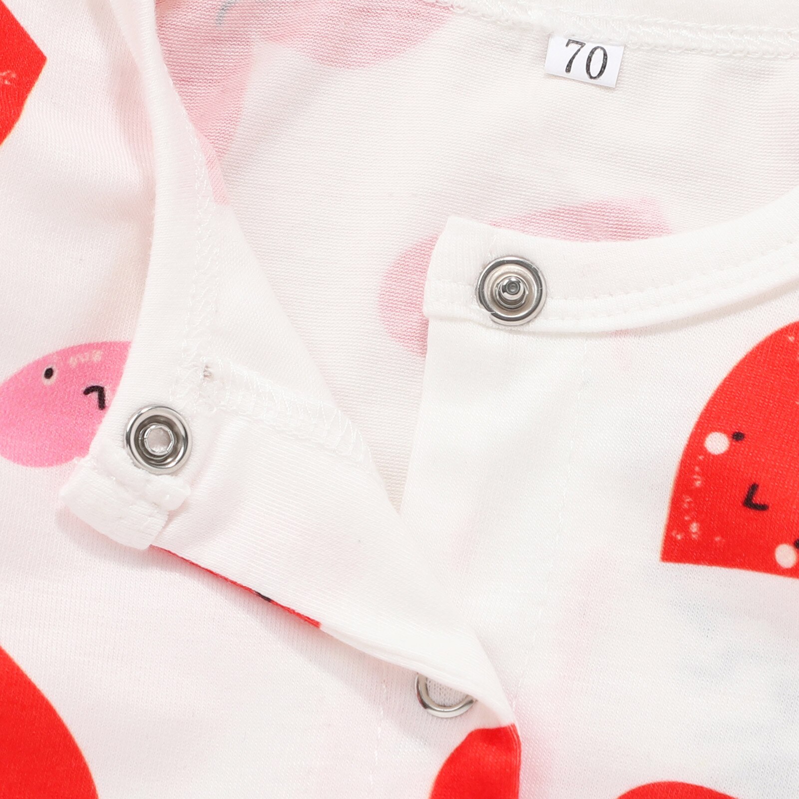 Romper Newborn Infant Baby Boy Clothes 3 to 6 months Girls Valentines Love Heart Printing Long Sleeve Romper+Hat Outfits