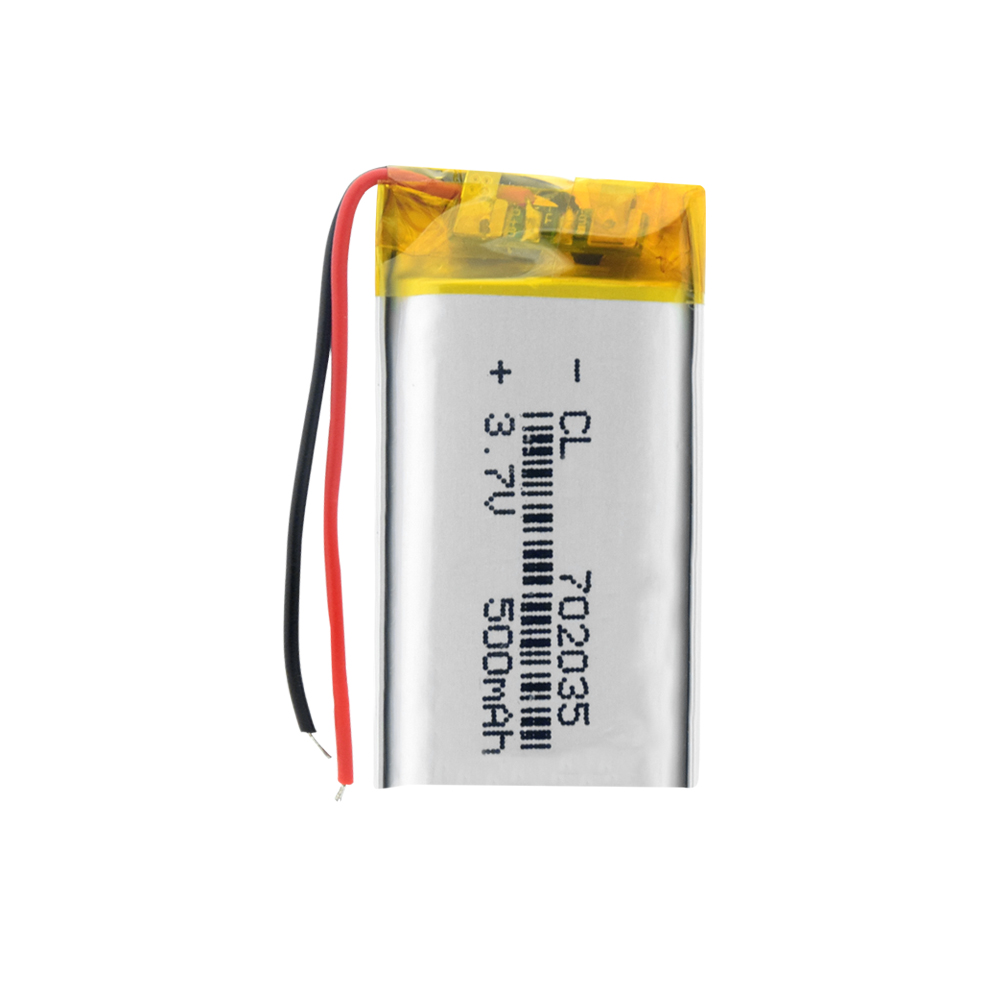 3.7V 500Mah 702035 Lithium Polymer Oplaadbare Batterij Accumulator Li Ion Lipo Cel Voor Speelgoed MP3 MP4 MP5 Gps bt Speaker Headset