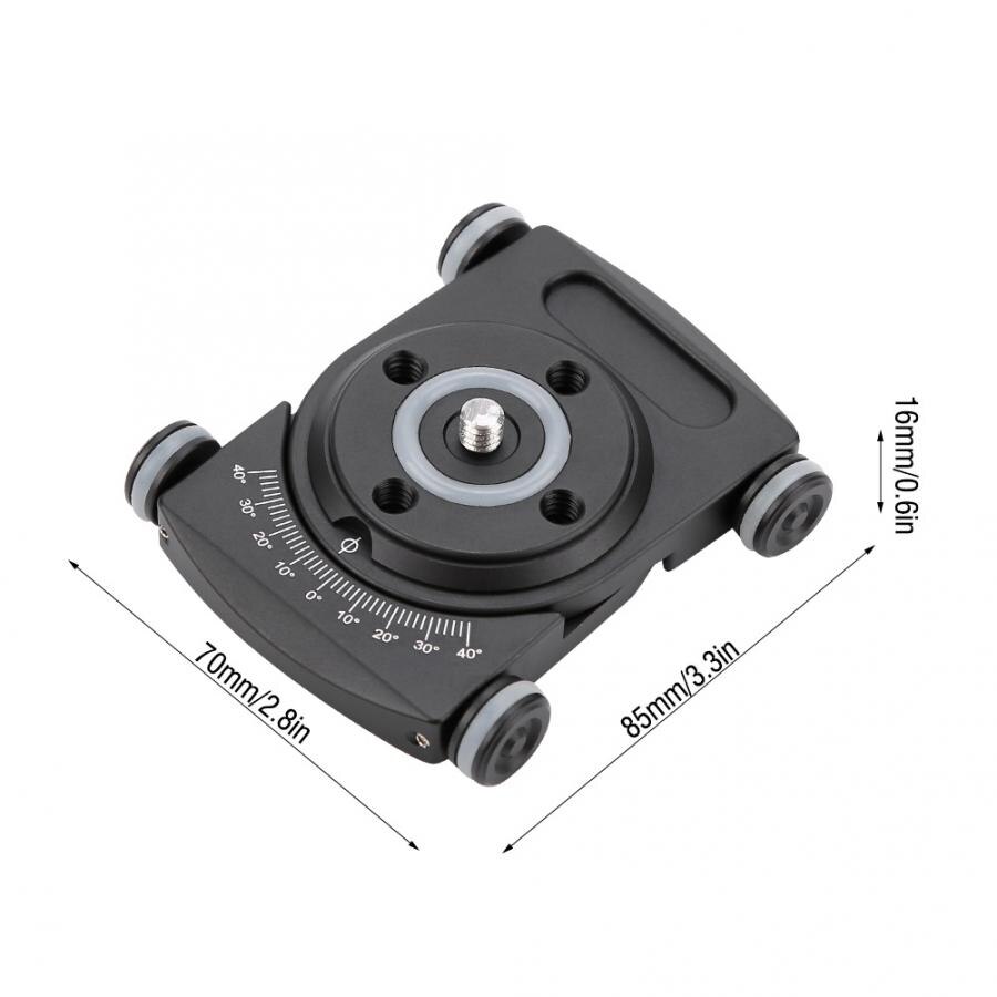 FY-01 Mobile Rolling Sliding Dolly Stabilizer Video Rail Track Camera Holder With 1/4 Screws For Phone And DSLR Cameras