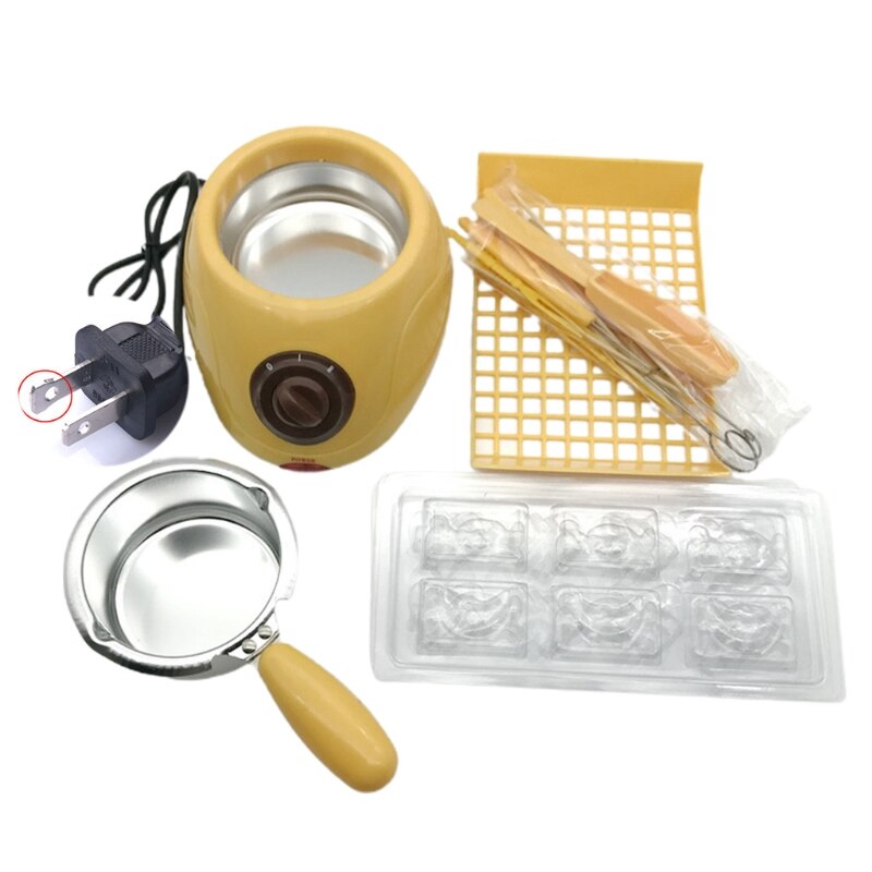 Stainless Steel Plastic Chocolate Melting Pot Electric Fondue Melter Machine