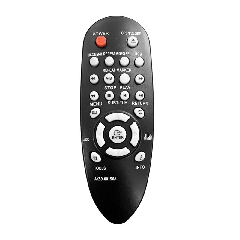 Replacement Remote Control for Samsung DVD AK59-00156A DVDE360 Remote Control: Default Title