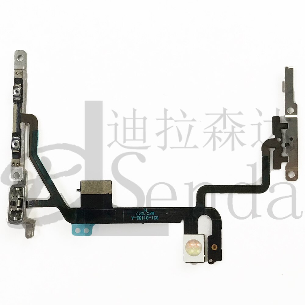 Aan/uit-knop spraakbediening repwwwair onderdelen voor iphone se /5/5c/5s/6/6p/6s/6sp/7/7p/8/8p