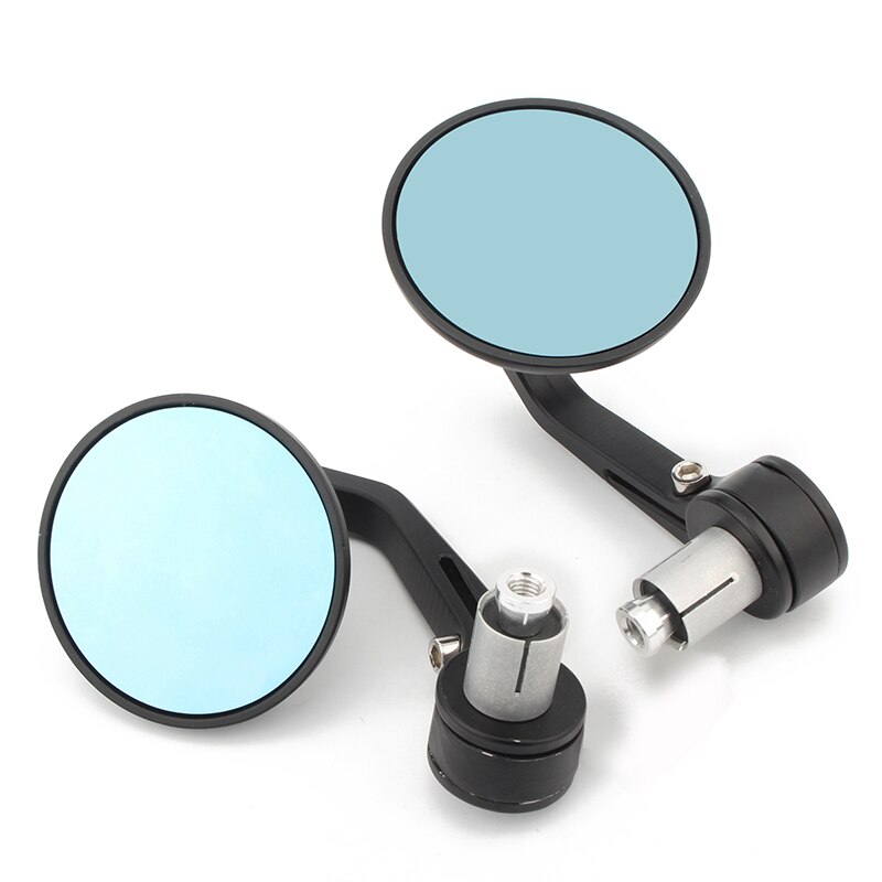 Black 1 Inch Bar End Mirror 25mm Handlebar End Rear View Mirrors For Harley Honda Kawasaki Suzuki Yamaha Victory Ducati Bobber: Default Title