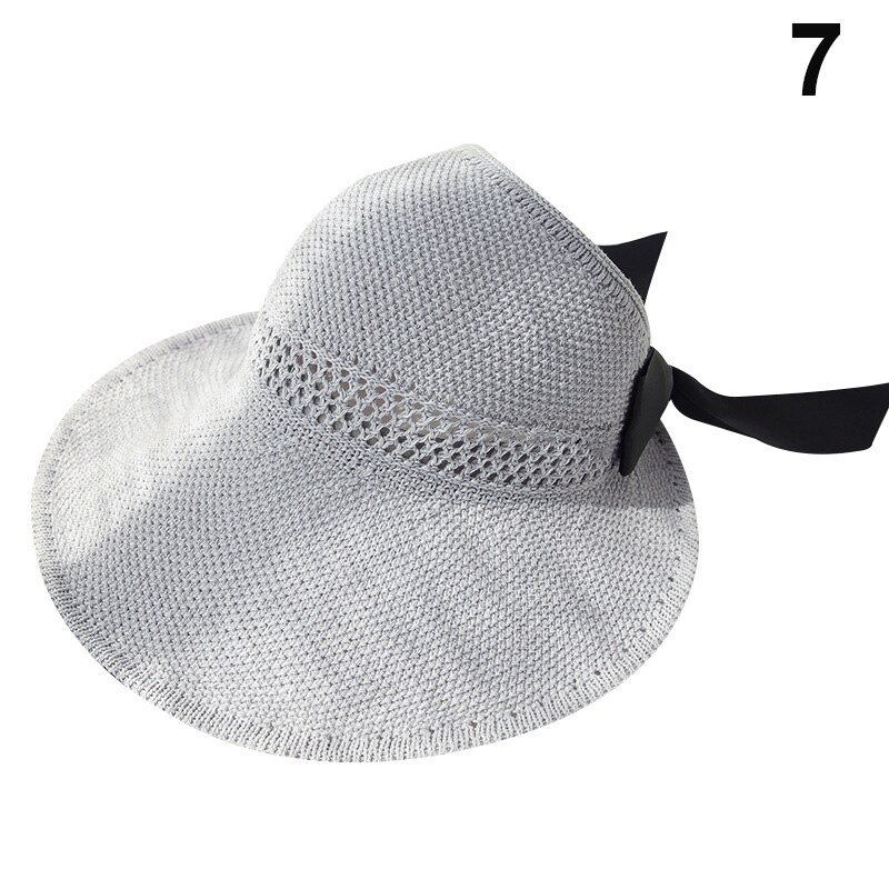 Stro-Visierhut - Klappbar Breitkrempig - Sonnenschutz - Roll-Up Strandhut: 7