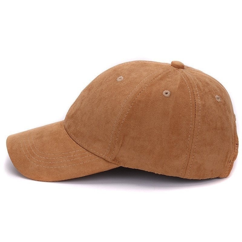 Suede baseball caps outdoor blank sport cap and hat for men and women