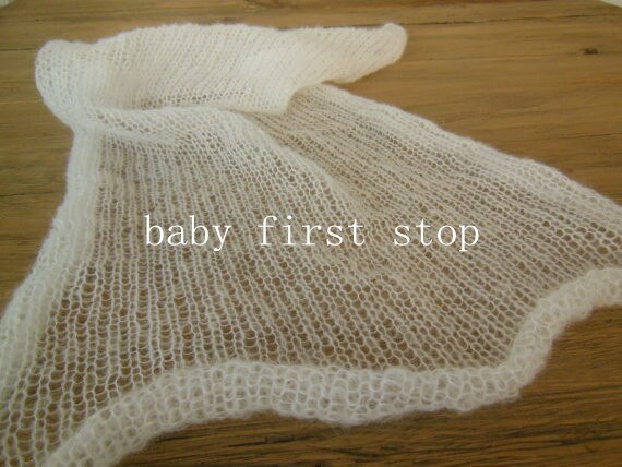 Pasgeboren fotografie props wrap, Mohair Wraps (75X45 cm)
