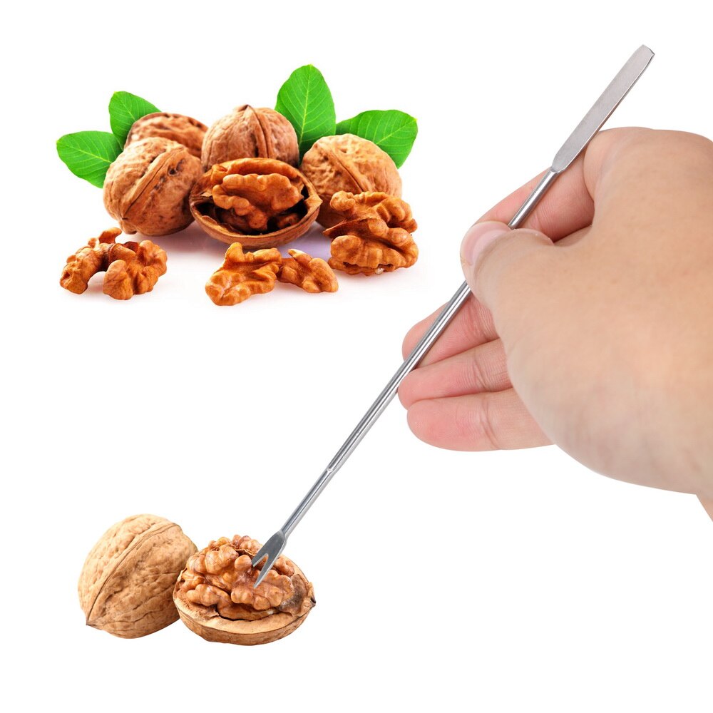 Lobster Crab Needle Fork Gadgets Mulitfunction Walnut Mini Crowbar Stainless Steel Fruit Fork Claws Sheller Seafood Tools