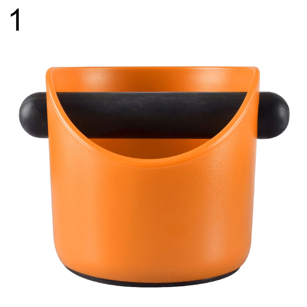 Abs Shock-Absorberende Espresso Klop Doos Anti Slip Koffie Grind Dump Bin Afvalbak Met Afneembare Klop Bar Voor barista: Orange 1