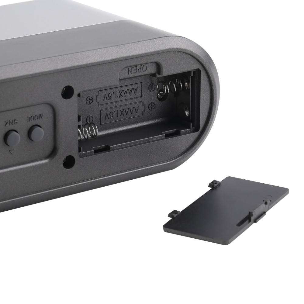 Multifunctional Home Office Digital Snooze Alarm Clock Pen Holder Calendar Temperature Display Black Blue Good Free Ship