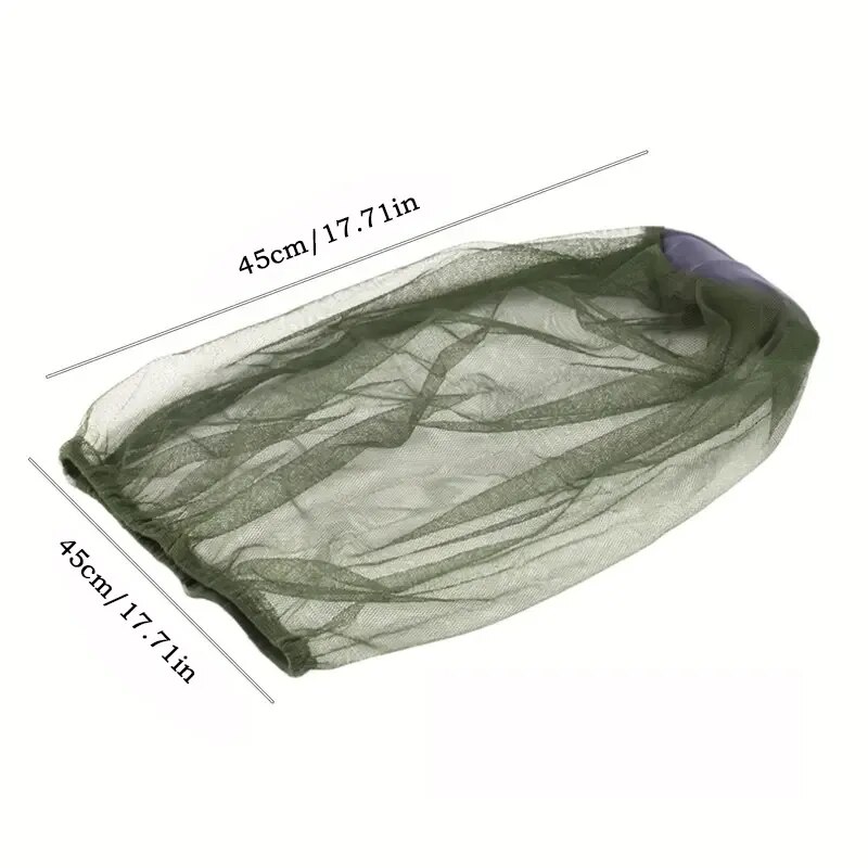 Filets extérieurs de maille de tête de moustique, chapeau de jardinage chapeau anti-insectes pour la pêche de Camping de randonnée