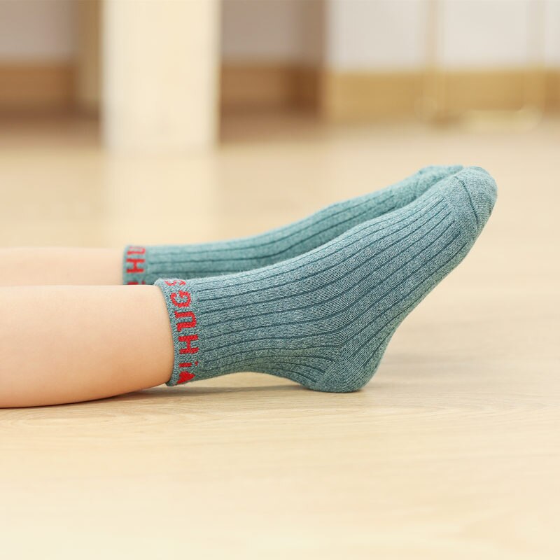 Chaussettes en coton peigné pour enfants, 1 à 12 ans, Paris/Lot, couleur unie, Style Simple, pour filles et garçons
