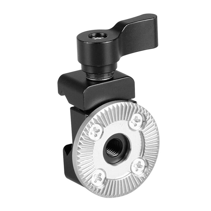 Standard Adapter for ARRI Rosette M6 to NATO Clamp Mount with M6 Expansion Hole