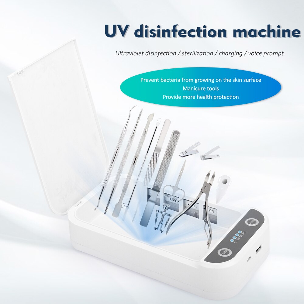 UV Sterilizer Box for Phone Mask Nail Art Tools Di... – Grandado