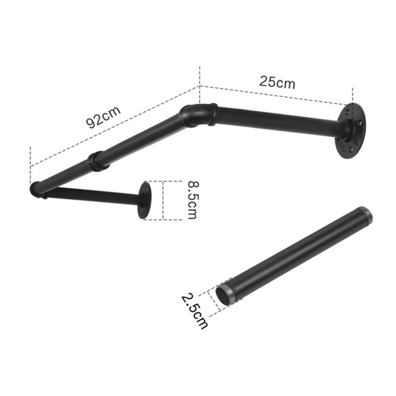 Étagère suspendue murale polyvalente pour vêtements de chambre à coucher, gain de place